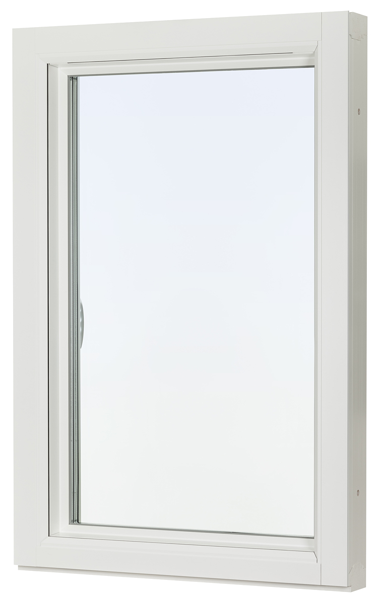 Svenska Fönster sidohängt/underkantshängt fönster inåtgående, insida trä utsida aluminium, 3-glas